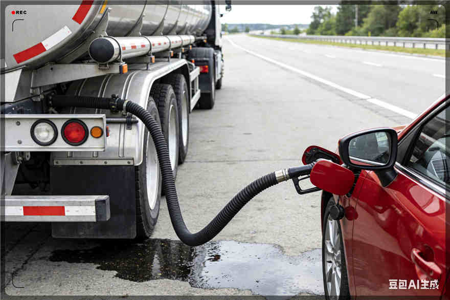 银海区汽车救援送水案例